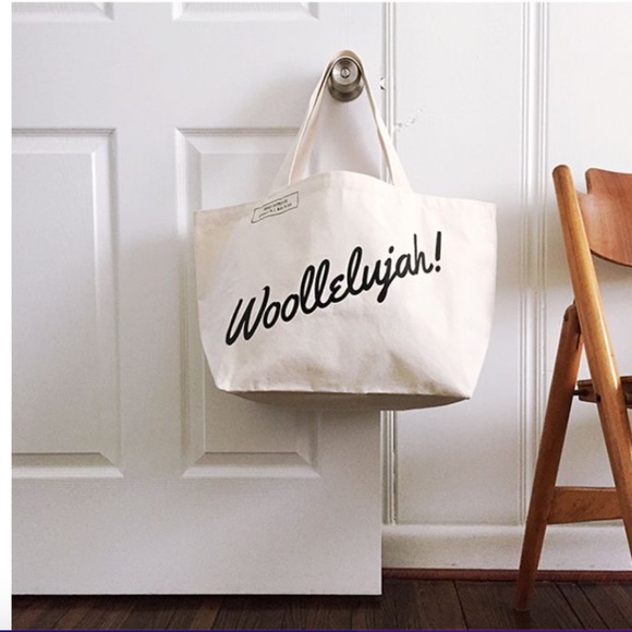 Fringe Supply Woolelujah Oversized Knitting Tote Project Bag - Picture 5 of 6